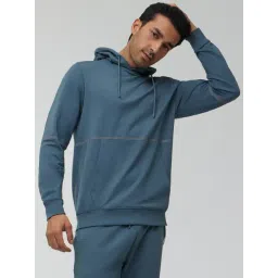 XYXX Pastel Blue Regular Fit Hooded Sweatshirt-picture-39