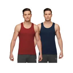 XYXX Red & Blue Regular Fit Vest - Pack of 2-picture-31