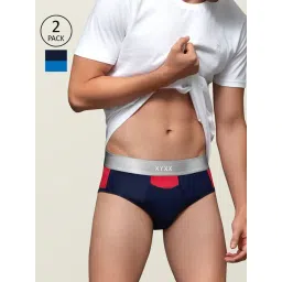 XYXX Red & Navy Briefs (Pack Of 2)-picture-26
