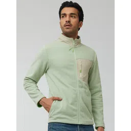 XYXX Regular Fit Colorblock Fleece Jacket-picture-38