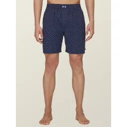 XYXX Sky Blue & Blue Cotton Relaxed Fit Printed Boxers - Pack Of 2 image 5