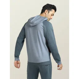 XYXX Slate Grey Regular fit Hooded Sweatshirt image 2