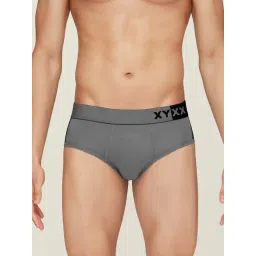 XYXX Steel Grey & Black Micro Modal Briefs-picture-17