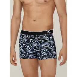 XYXX White & Black Printed Trunks-picture-38