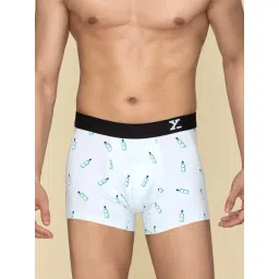 XYXX White Printed Cotton Trunks-picture-21