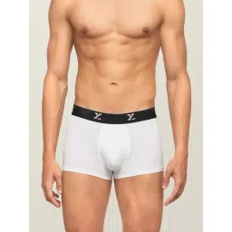 XYXX White Slim Fit Trunks-picture-47