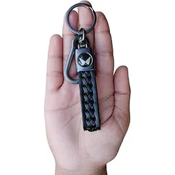 Yaa Catchy PREMIUM LEATHER & Key Cover with Hook KeyChain Compatible with MAHINDRA Unique Stylish look For Men Women BIKE & CAR Keyring for NEW LOGO MAHINDRA THAR/XUV700/BOLERO/SCORPIO-picture-27