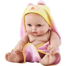 yaah creation little baby with towel with movable hands and legs-picture-41