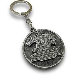 YaaNatural Yaa Catchy Imported Metallic Rotating Key Chain For Royal Re Bullet Classic Bike Metal Keychains Compatible With Royal Enfield For Men And Women (Bike Keyrings) (Metallic Grey), Red-picture-19