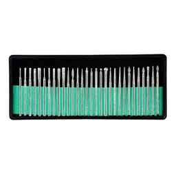 YADAV 30 Pcs Diamond Burr Drill Bits Set Rotary Tool Accessories for Carving Wood, Glass, Plastic & Stone-picture-46