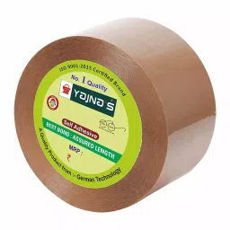 YAJNAS 76.2 mm (3 Inch) 200 m Brown BOPP Tape-picture-16