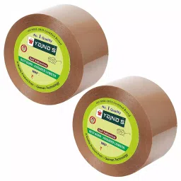 YAJNAS 76.2 mm (3 Inch) 200 m Brown BOPP Tape (Pack 2)-picture-36