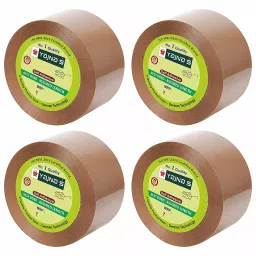 YAJNAS 76.2 mm (3 Inch) 65 m Brown BOPP Tape (Pack 4)-picture-17
