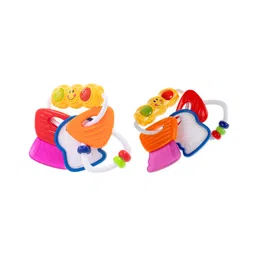 YAMAMA Light N Rattle Keys Teething Toy For Babies Interactive And Sensory Teething Toy For Babies And Kids - Multicolor-image-47