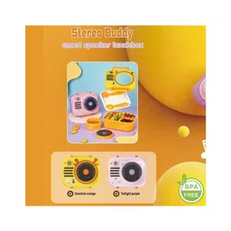 YAMAMA Stereo Buddy Smart Speaker Shaped Lunch Box 3 Compartment Lunch Box with 680 ML Lunch Box 150 ml Bowl And Cutlery(Pack of 1Color May Vary)-picture-16