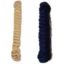 yana collection Cotton Blend Solid Beige, Dark Blue Men Dupatta-picture-26