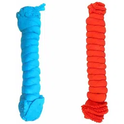 yana collection Cotton Blend Solid Orange, Light Blue Men Dupatta-picture-22