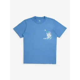 Y&F Kids by Westside Blue Graphic Design Cotton T-Shirt image 1