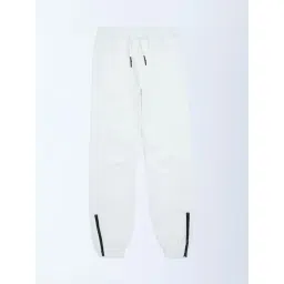 Y&F Kids by Westside White Mid-Rise Cotton-Blend Joggers-picture-31