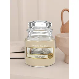 YANKEE CANDLE Beige Solid Solid Small Scented Candle Jar - Warm Cashmere-picture-40