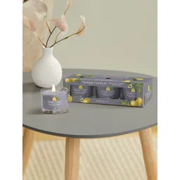 YANKEE CANDLE Set Of 3 Filled Votive Scented Candles -Black Tea & Lemon 111g-picture-18