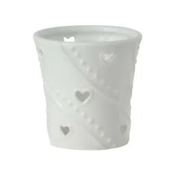 Yankee Candle White Ceramic Hearts Votive Holder-picture-31
