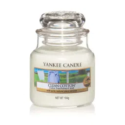 Yankee Candle White Classic Small Jar Cotton Scented Candle-picture-34
