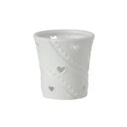 YANKEE CANDLE White Hearts 1 Candle Holder-picture-25