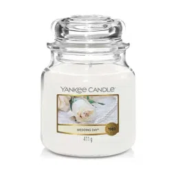 Yankee Candle White Original Medium Jar Scented Candle-picture-29