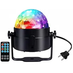 yapli LED PARTY LIGHT USB WITH REMOTE 1 Dual Disco Ball-picture-27