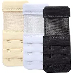 YARBAR Bra Extender 2 Hook Soft Elastic Bra Strap Extension Extenders Pack of 3-picture-23