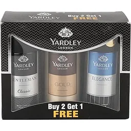 Yardley London Gentleman Classic Deo with Gold Body Spray and Elegance Deo for Men, 150ml (Pack of 3)-picture-19