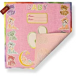 yasamazing Cotton Kanku Pagla for as Ritual to Swaagat welome Born baby at home first time, Footprint Modern Name Date Printed Design Asan Rumal With Bag (Square)-picture-52