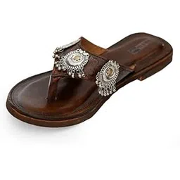 yash & co. Embellishment Mirror Work & Beads Mirror Design Jutti for Girls/Women || Ethnic Footwear of Mirror Work/Punjabi Jutti Mojari,Black (4 UK)-picture-33