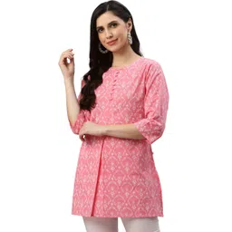 YASH GALLERY Floral Printed Pure Cotton Kurti-picture-40