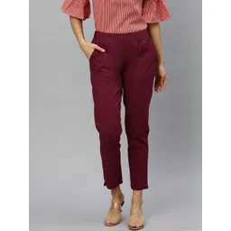 YASH GALLERY Women Regular Fit Trousers-picture-14