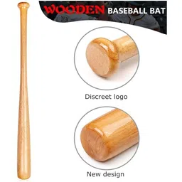yash industries meerut YSIGLOBEL Heavy Duty Natural Wood Baseball Bat unisex baseball {natural Willow BaseballBat For 15+ Yrs-picture-18
