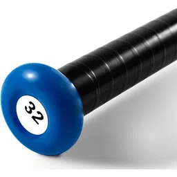 yash industries meerut YSIGLOBELn star_Heavy Duty Natural Wood Baseball Bat unisex blue baseballbat Willow BaseballBat For 15+ Yrs image 2