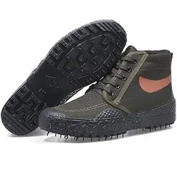 yashidun Men's Waterproof Oil Resistant Outdoor Shoes with Non-Slip Sole for Hiking and Work-picture-22