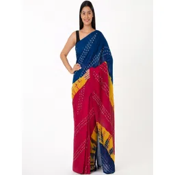 yashvi fab Bandhani Pure Cotton Handloom Bandhani Saree-picture-27