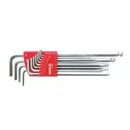 Yato 74 to 170 mm CrV6150 Hex Key Set with Ball Silver, YT-5875 (Set of 12)-picture-31