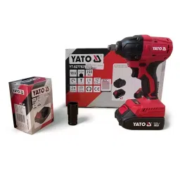 Yato Brushless Impact Wrench 18 V 350 Nm - 2X Battery 4 Ah, YT-8277925 image 4