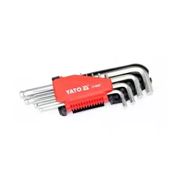 Yato YT-0507 Hex Key With Ball 9Pcs 2-10mm Cr-V Hex Key Set Hex Key Wrench Set-picture-28
