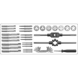 Yato YT-2975 – Taps and Dies 32pcs M3-M12-picture-10