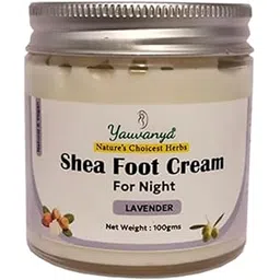 Yauvanya Lavender Shea Foot Cream for Night, Natural Ingredients with Shea Butter, Olive Oil, Castor Oil, 100g-picture-35