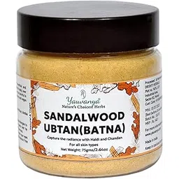Yauvanya Sandalwood Ubtan for Skin Care - 75 gms | Batna | Haldi Chandan | Vegan-picture-44