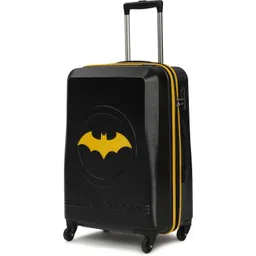 yayavar Medium Cabin Suitcase (67 cm) 4 Wheels - BATMAN OFFICIAL MERCHANDISE TROLLEY WITH PREMIUM MOULDED BAT LOGO - Yellow-picture-22