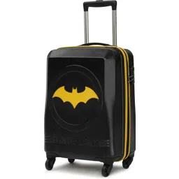 yayavar Small Cabin Suitcase (55 cm) 4 Wheels - BATMAN OFFICIAL MERCHANDISE TROLLEY WITH PREMIUM MOULDED BAT LOGO - Yellow-picture-13