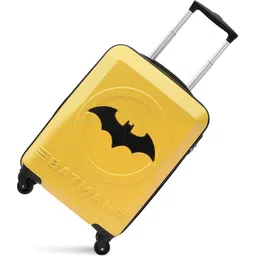 yayavar Small Cabin Suitcase (55 cm) 4 Wheels - BATMAN OFFICIAL MERCHANDISE TROLLEY WITH PREMIUM MOULDED BAT LOGO - Yellow, Black-picture-17