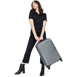 yayavar Small Cabin Suitcase (55 cm) 4 Wheels - Cairo - Silver-picture-14